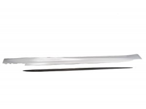 Alfa Romeo Giulia Side Rocker QV Style Upgrade Kit - Quadrifoglio Replica Panels - Carbon Fiber + FRP - Set of 2 Alfa Romeo Giulia Side Rocker QV Style Upgrade Kit - Quadrifoglio Replica Panels - Carbon Fiber + FRP - Set of 2